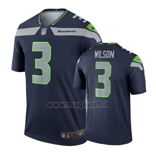 Maglia NFL Legend Seattle Seahawks Russell Wilson College Blu